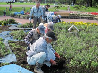 常磐公園ガーデンボランティア_2013_09_26